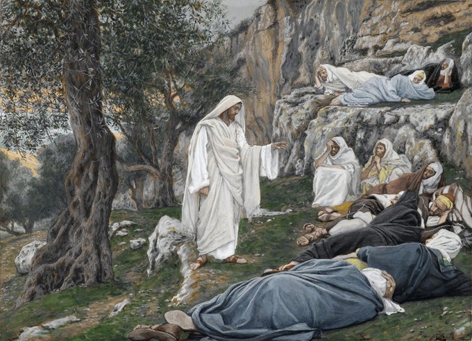 Isus zapovijeda apostolima da se odmore - James Tissot