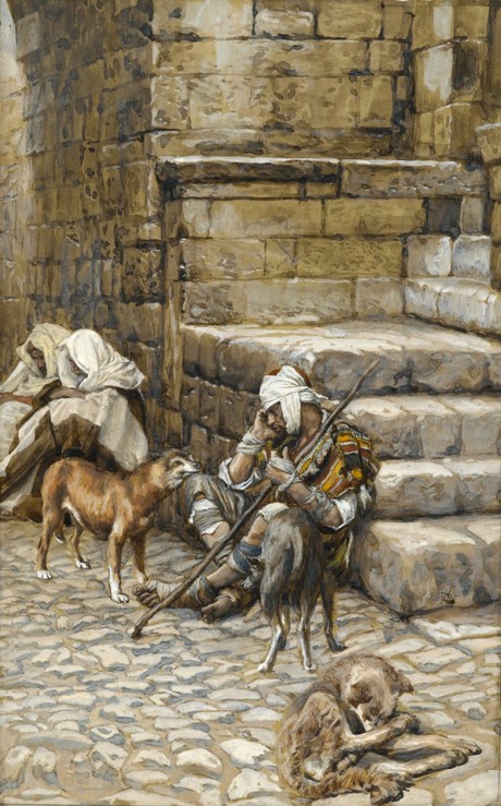 Siromašni Lazar na vratima bogatog čovjeka